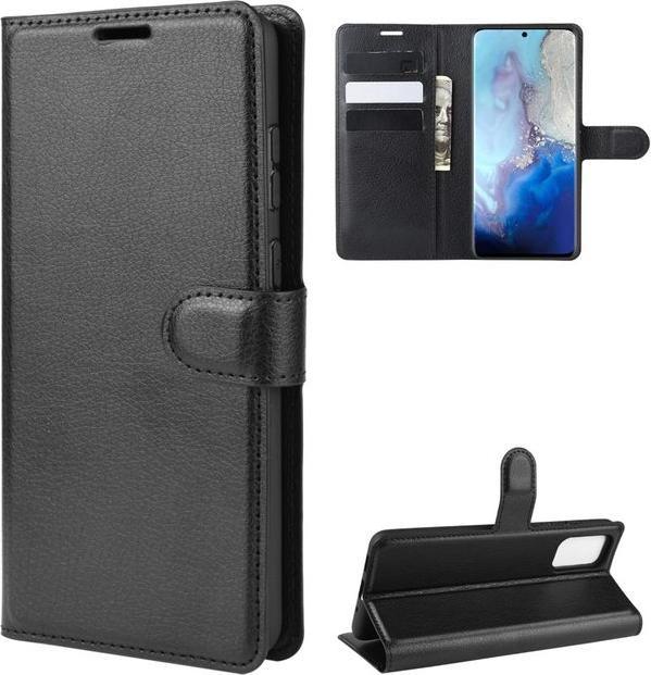 Actual product image MU Classic Litchi Leather Bookcover Series (Samsung Galaxy S20+)
