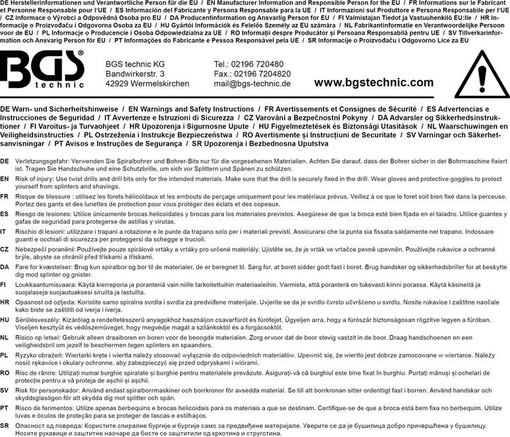 Produktbild BGS HSS-Bohrer, linksschneidend | Ø 4,0 mm (4 Millimeter)
