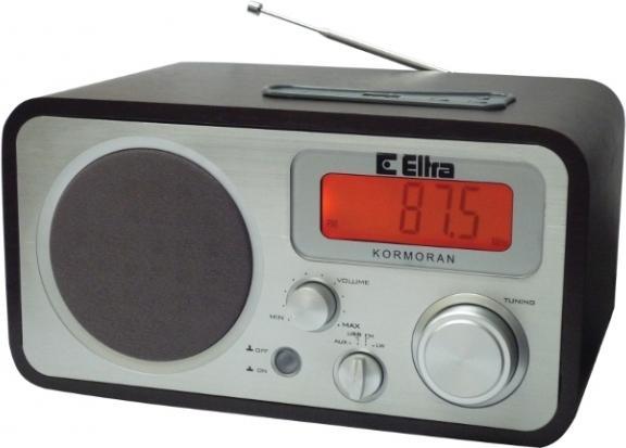Actual product image Elta Kormoran Portable Analogue Black, Silver (FM, LW)