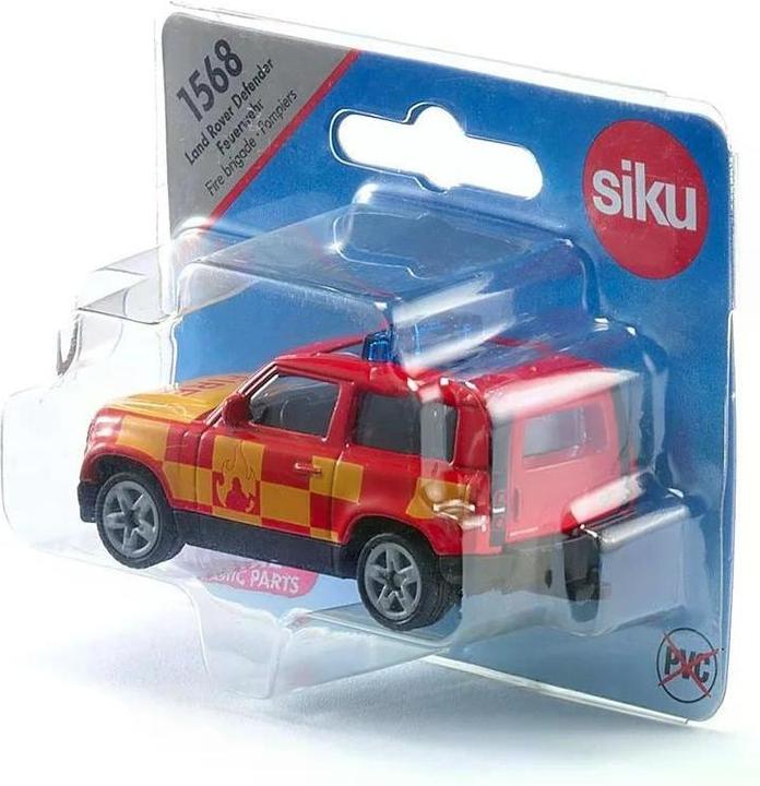 Actual product image Siku Land Rover Defender vigili del fuoco