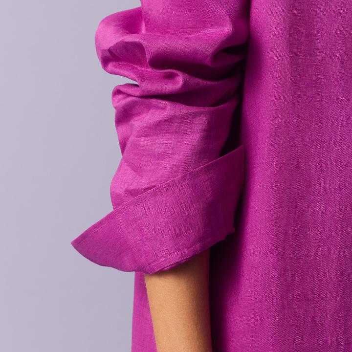 Produktbild La Redoute Collections Langärmeliges Maxikleid aus Leinen (32)