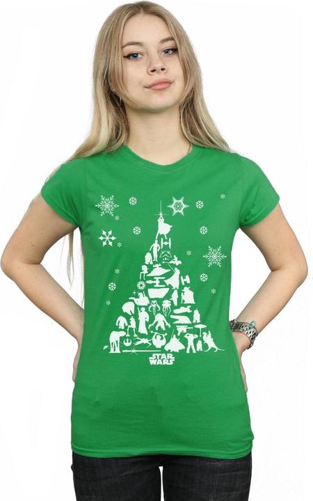 Immagine prodotto Star Wars Christmas Tree Maglietta Donna (S)