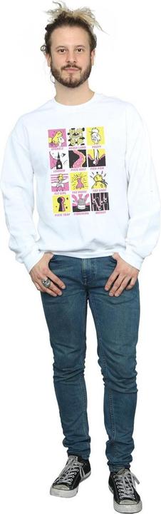 Actual product image Disney Mens Tinkerbell Squares Sweatshirt (L)