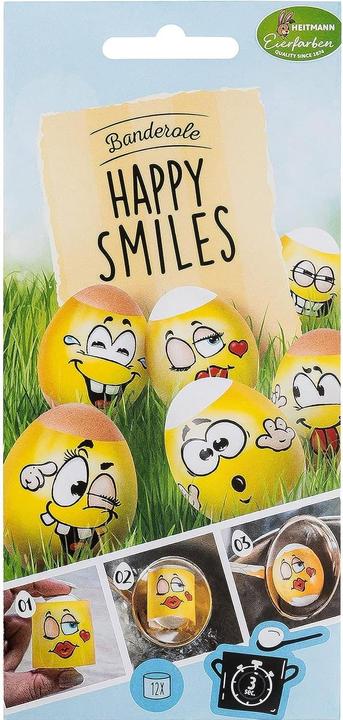 Produktbild Brauns Heitmann Oster Eierbanderole Happy Smiles mehrfarbig (1 x)