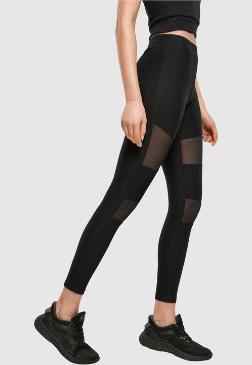 Image du produit Urban Classics Ladies Tech Mesh Rib Leggings (5XL)