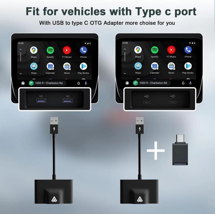 Produktbild PowerGuard Android Auto Wireless Adapter für Android Smartphones & Cars