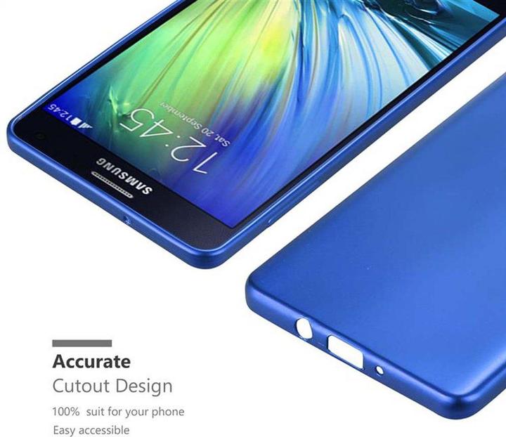 Productafbeelding Cadorabo TPU Matte Metallic hoes (Samsung Galaxy A7)
