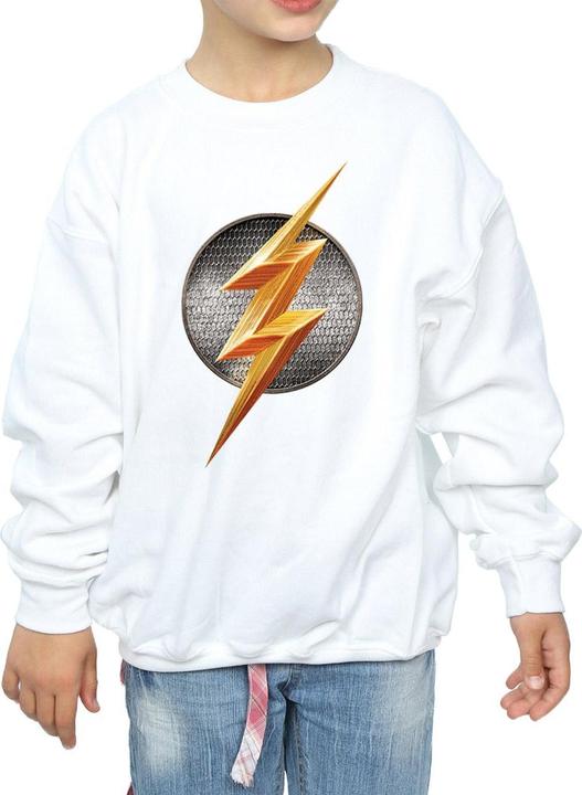 Immagine prodotto Justice League Movie Flash Emblem Felpa Ragazze (116)