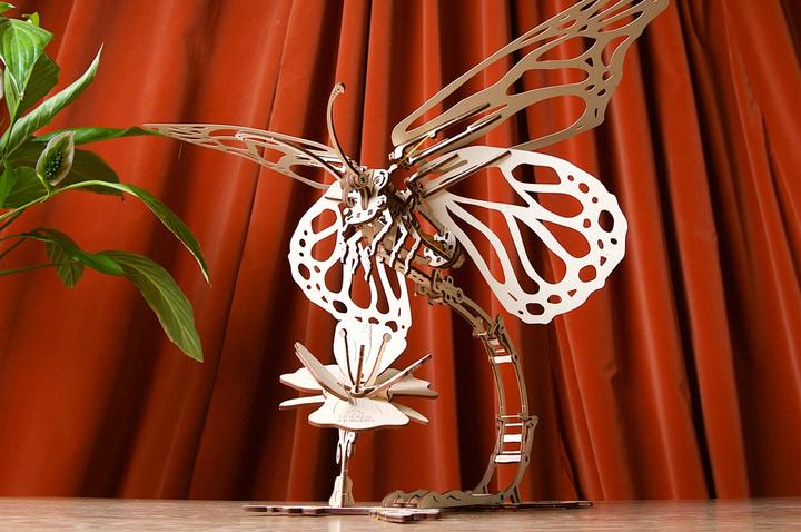 Actual product image Ugears Mechanical butterfly (161 pieces)