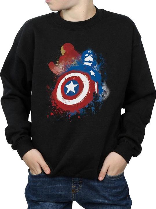 Immagine prodotto Captain America Civil War Painted Vs Iron Man Felpa Ragazzi (152, 158)