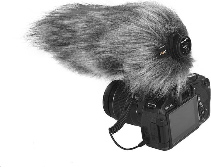 Actual product image Comica Super Cardioid Condenser Shotgun Microphone (Black)