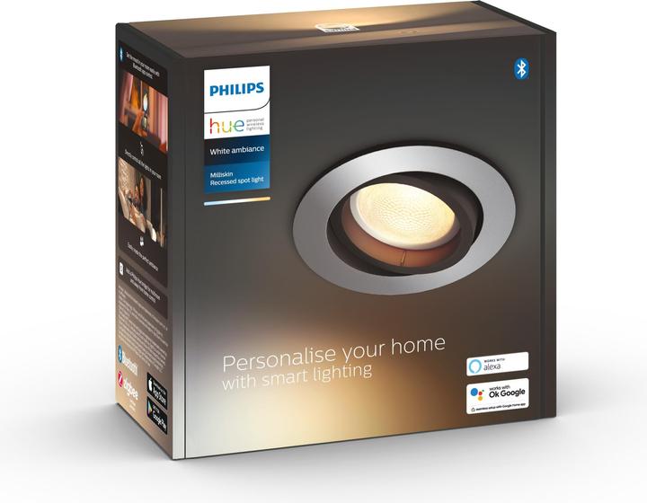 Actual product image Philips Hue Milliskin Base BT (350 lm, GU10)