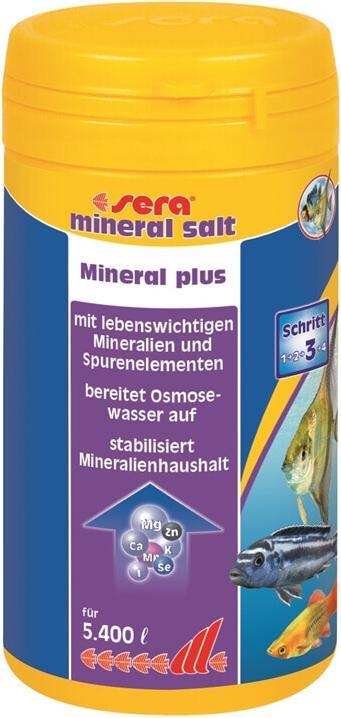 Actual product image Sera Mineral Salt 250ml (Aquarium water care)