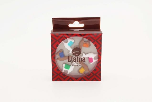 Winkee Il lama con pennarello in vetro (vetro Marcatore)