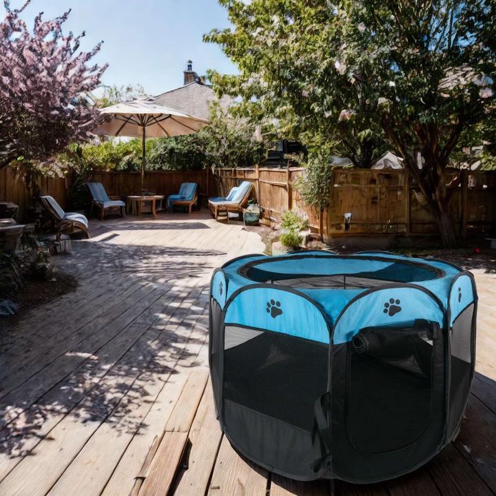 Produktbild Intirilife Haustier Laufstall Spielzelt (Hundezelt)