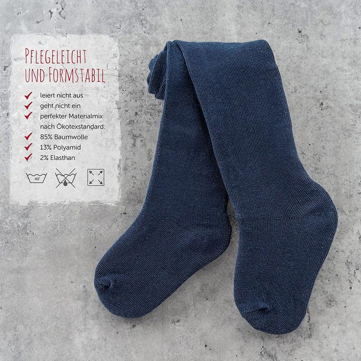 Immagine prodotto La Loona Collant per bambini LaLoona collant 4-pack - navy grey melange - (62/68)