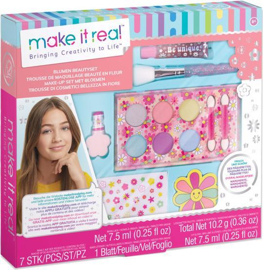 Actual product image Make it Real Flowers beauty set