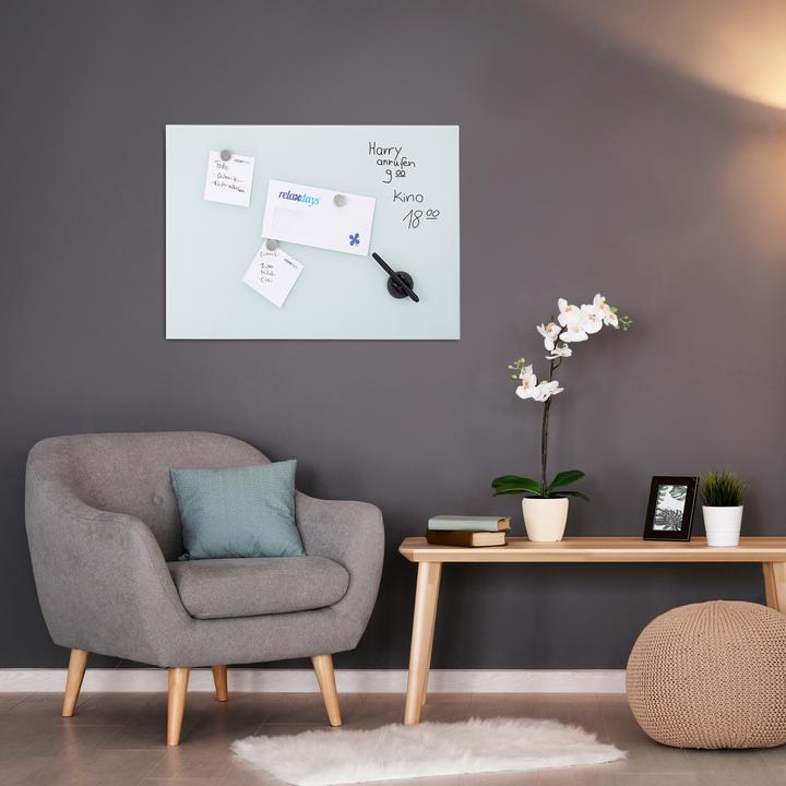 Produktbild Relaxdays Glas-Magnetboard (80 x 0.4 x 50 cm)