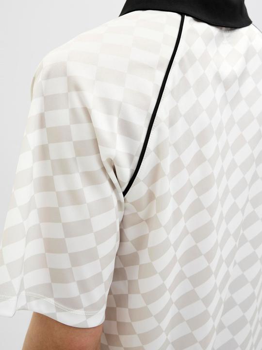 Actual product image Jack & Jones Jcoretreat Aop Mesh Open Collar Polo Ln (M)