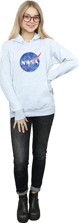 Actual product image Nasa Womens/Ladies Insignia Distressed Hoodie (L)