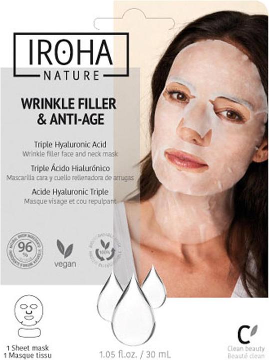 Iroha Nature Tissue Face & Neck Mask (18 ml)