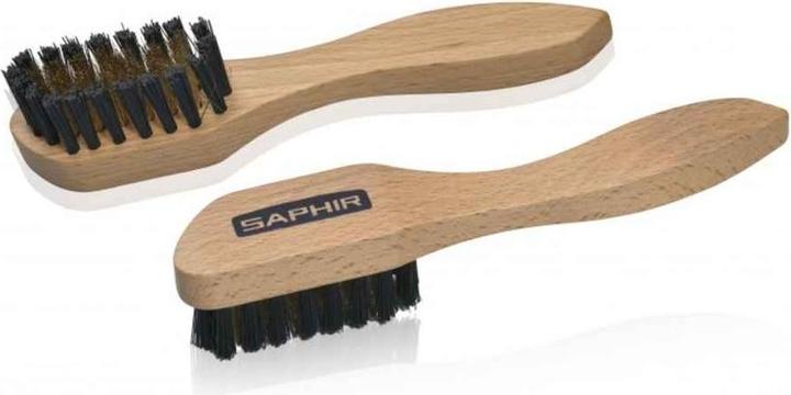 Saphir Beaute du Cuir Messingbürste für Samtund Wild