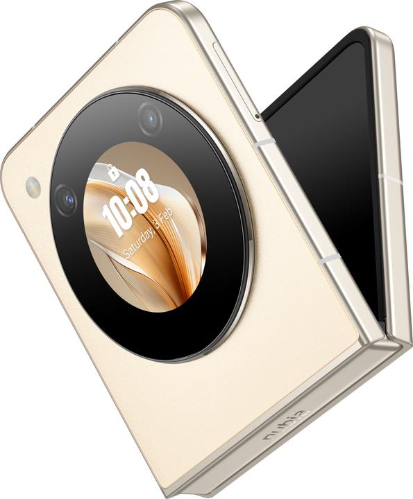 Produktbild Nubia Flip (256 GB, Sunlight Gold, 6.90", Dual SIM, 50 Mpx, 5G)