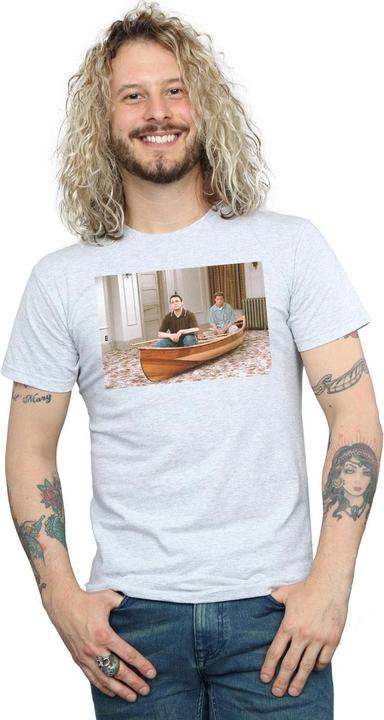 Actual product image Friends Mens Boat Photo T-Shirt (S)