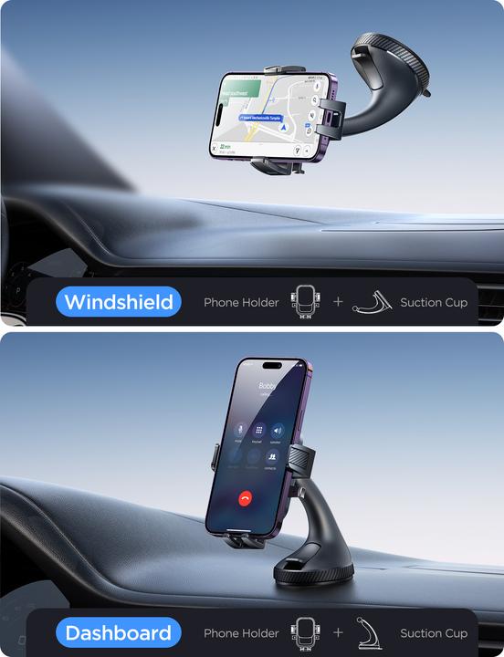 Produktbild Joyroom JR-OK6 Autotelefonhalter am Armaturenbrett – Schwarz