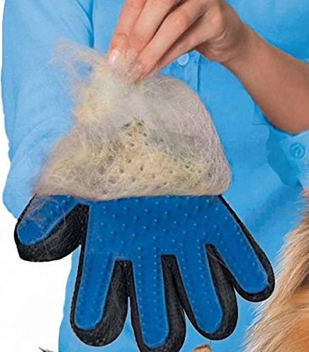 Produktbild PhoneLook Fellhandschuh für Haustiere Hund und Katze enthaaren mit Spazialhandschuh Universalgrösse (Hund, Katze)