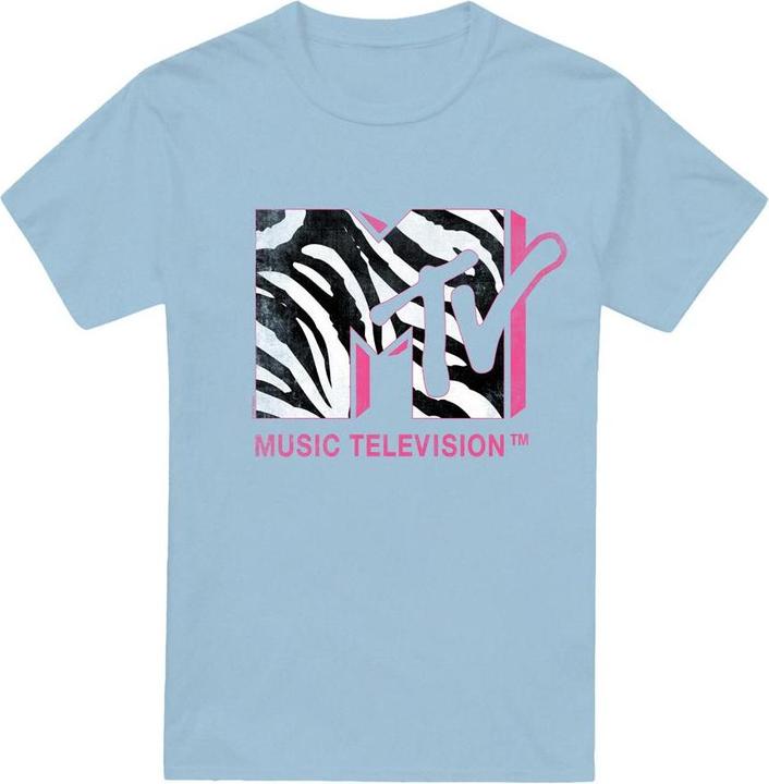 Actual product image MTV Mens Pink Zebra T-Shirt (3XL)