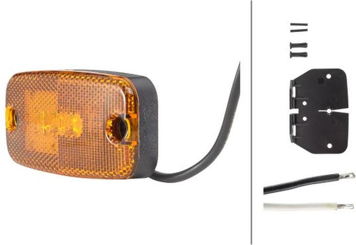 Produktbild Hella Seitenmarkierungsleuchte seitlicher Anbau LED 2PS 357 008-011