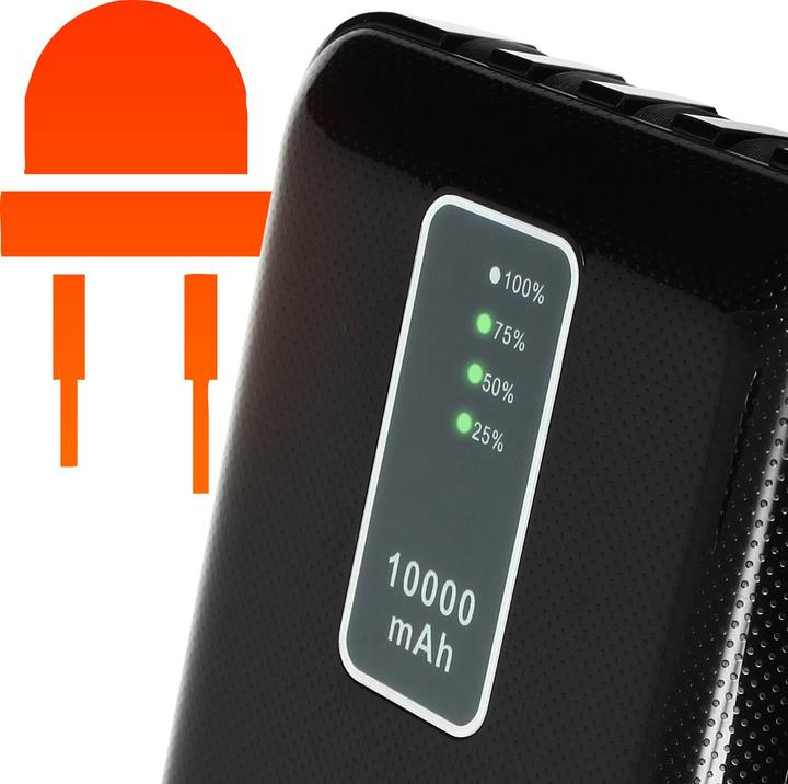 Immagine prodotto Max Excell 10.000mAh + 4x cavo powerbank (10000 mAh)