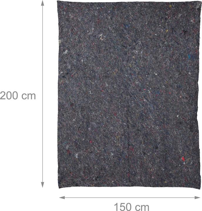 Actual product image Relaxdays 4x moving blanket