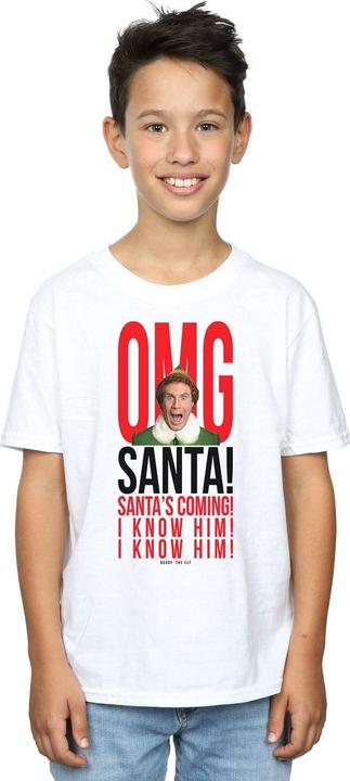 Immagine prodotto Elf OMG Santa I Know Him Maglietta Ragazzi (140, 146)