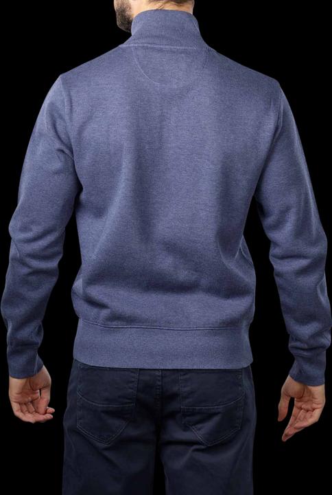 Image du produit GANT Sacker Rib Pullover Half Zip Dark Jeansblue Melange (L)