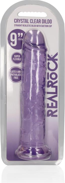 Produktbild RealRock Straight Realistic Dildo with Suction Cup - 9" / 23
