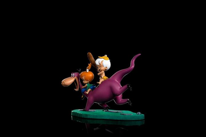 Actual product image Iron Studios LES PIERRAFEU - Dino, Pépite et Bam-Bam - Statuette ArtScale 1/10 13cm