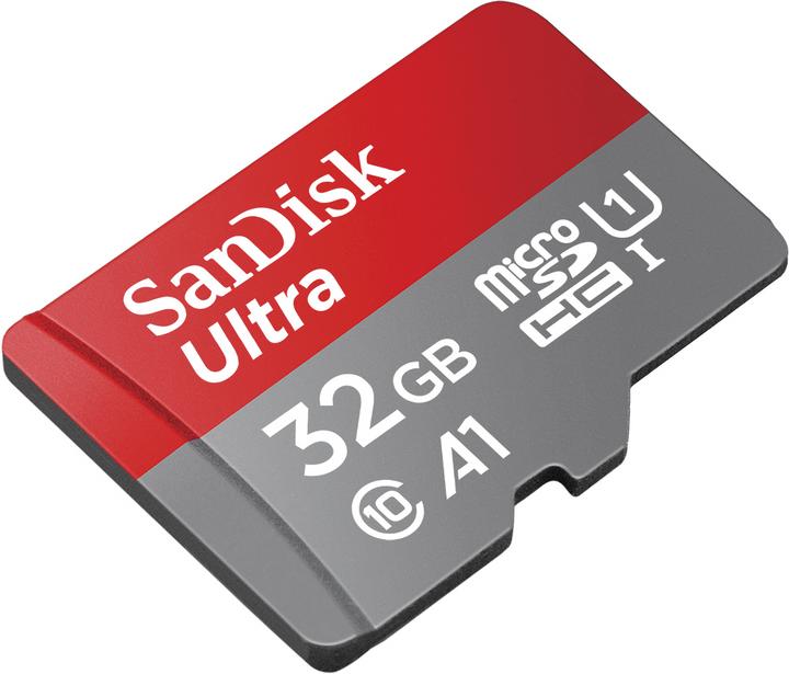 Image du produit SanDisk Ultra mit Adapter (32 Go, microSDHC, U1, UHS-I)