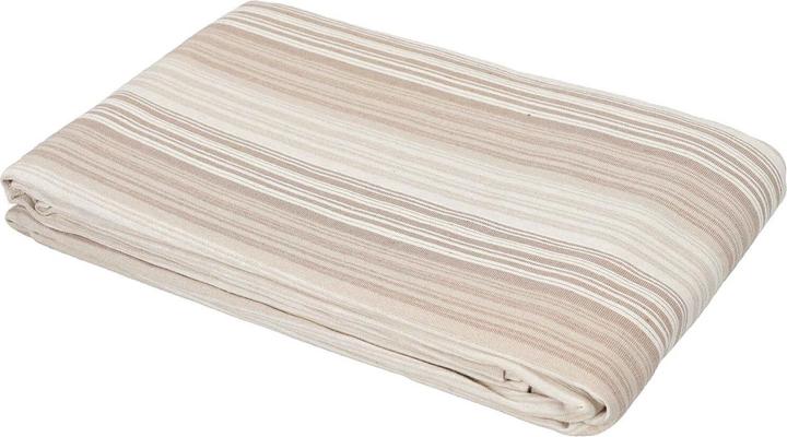 Casativo Maxi couvre-lit rayé 100% coton, beige, 300 x 260 cm (300 x 260 cm)