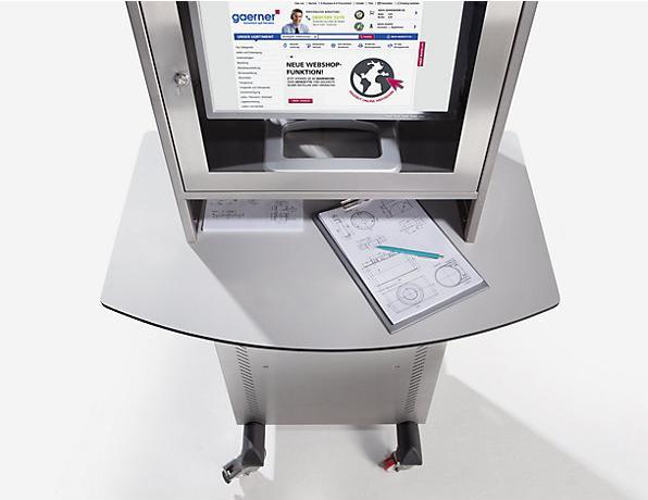 Image du produit eurokraft pro Armoire PC en acier inoxydable (60 cm, 162.50 cm)