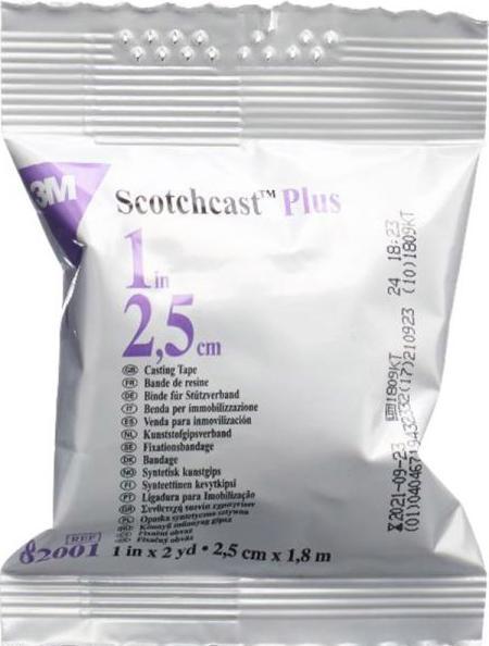 Actual product image 3M Scotchcast Plus 2.5cmx1.8m white
