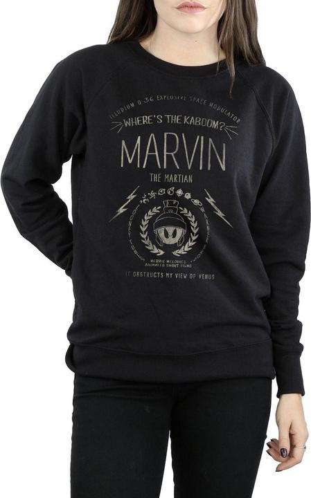 Actual product image Looney Tunes Womens/Ladies Marvin The Martian Where's The Kaboom Sweatshirt (XL)