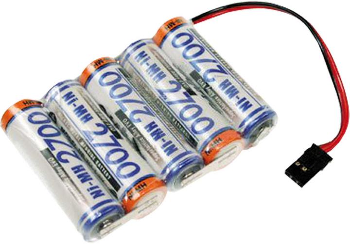 Sanyo receiver battery 2700 mah 6 volt uni (6 V, 2700 mAh)