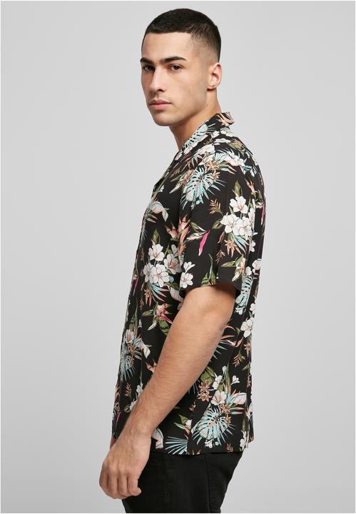 Produktbild Urban Classics Viscose AOP Resort Shirt (4XL)