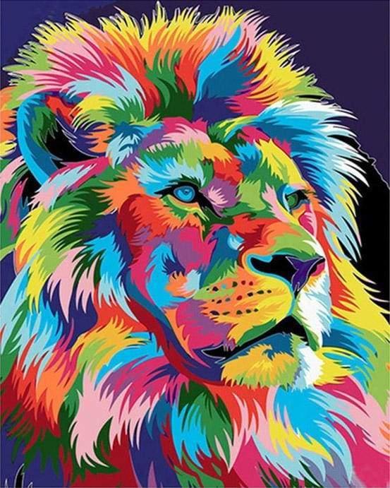 Immagine prodotto Figured'Art Dipingere con i Numeri - Leone Pop Art 2