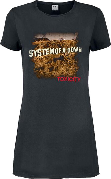 Actual product image Amplified Womens/Ladies Toxicity Systems Of A Down T-Shirt Dress (L)