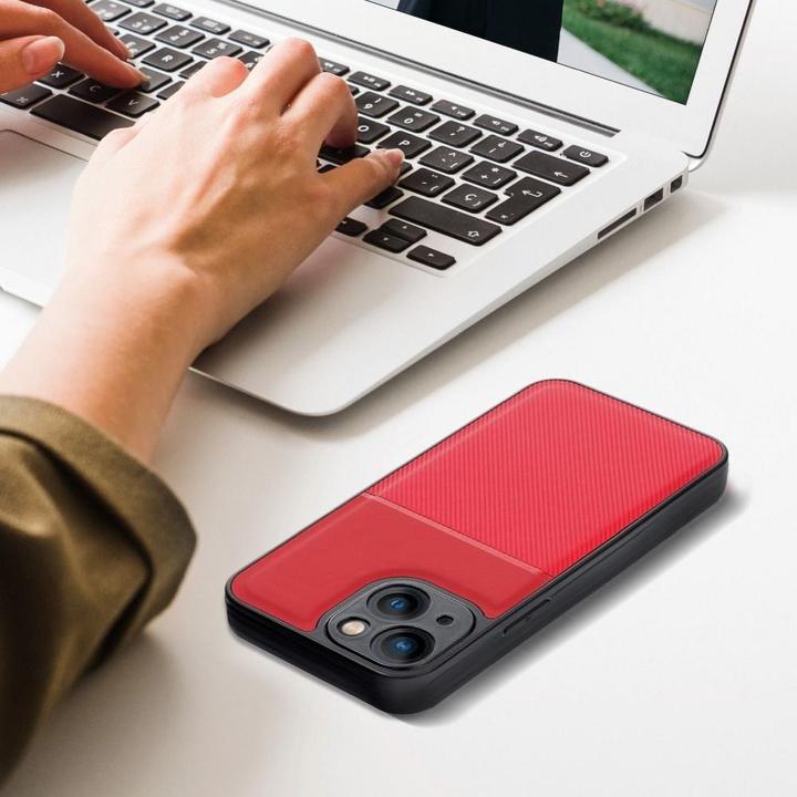 Productafbeelding Forcell Andere OEM NOBLE hoesje voor XIAOMI Redmi 10 / 10 2022 rood (Xiaomi Redmi 10)