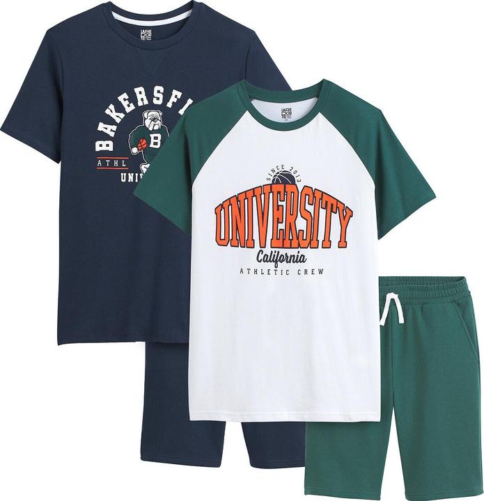 Produktbild La Redoute Collections 2er-Pack Kurzpyjamas (140)