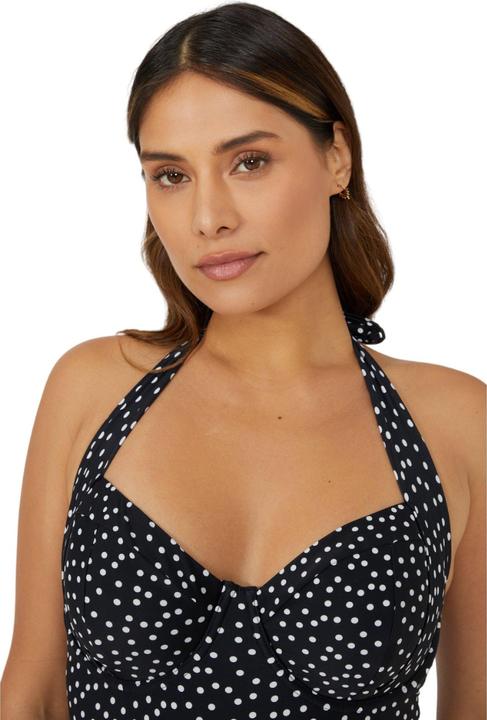 Actual product image Universal Textiles Womens/Ladies Spotted Underwired One Piece Swimsuit (85 G)